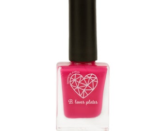 BLP39 - stamping polish for stamping nail art stamping plates dusty red dark autumn fall - B. a Warm Scarf