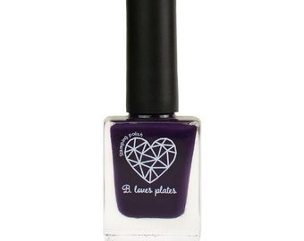 BLP27 - stamping polish for stamping nail art stamping plates dark purple - B. a Purple Kiss