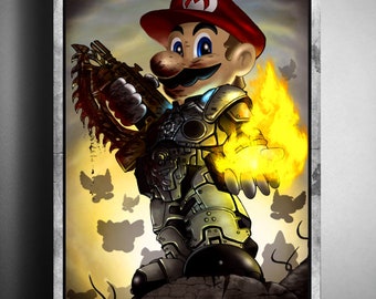 Mario Gears of War