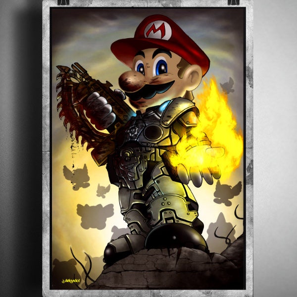 Mario Gears of War