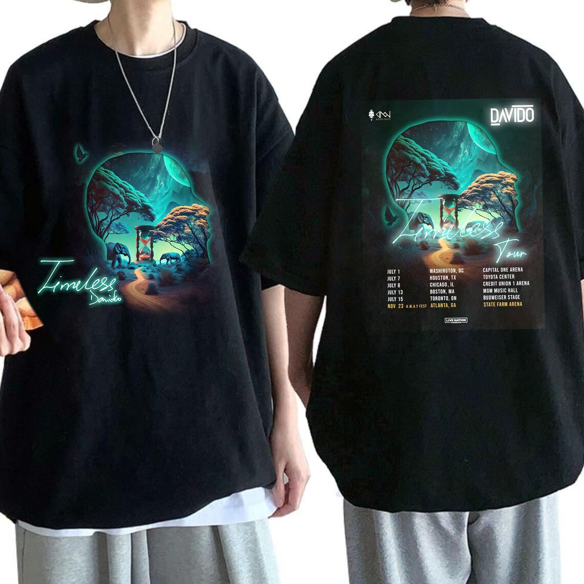 Davido Timeless 2023 Tour Png Davido Timeless Png Davido Etsy