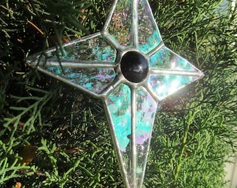 Stained Glass Christmas Star