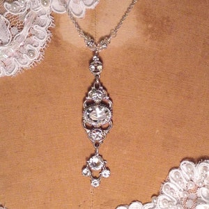 Bijoux de mariée vintage ~ strass vintage ~ Collier de mariée ~ Gatsby ~ Upcycled ~ Bijoux d’assemblage ~ Headpiece Heaven ~ LIVRAISON GRATUITE