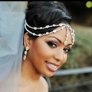 Bridal tikka headpiece top