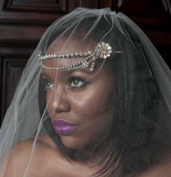 Bridal Headpiece for Sale Amazon.com : ZHENM Rhinestone Wedding Headband,Bridal  main image 3