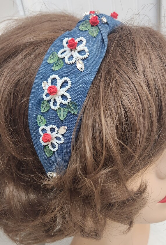 LIMITED EDITION ~ Retro Hand-beaded Fashion Headband 