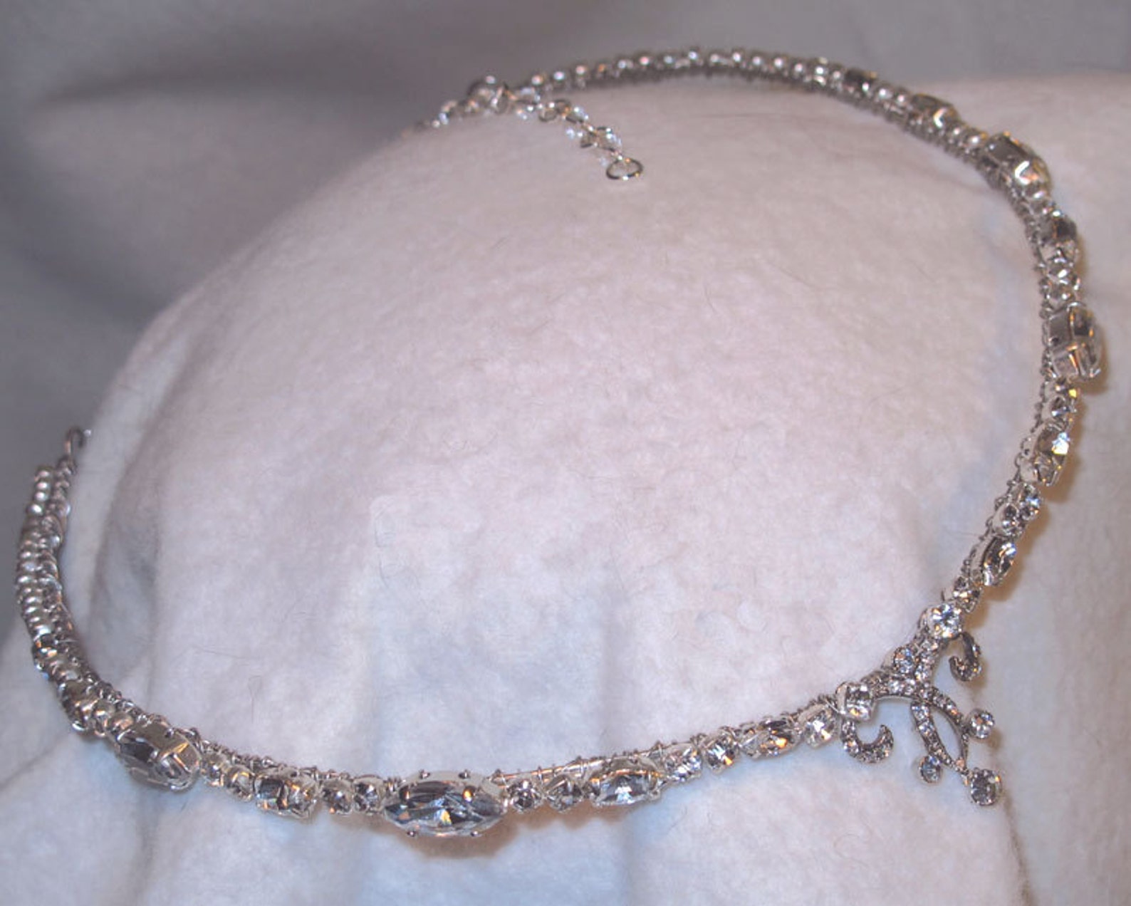 Bridal Forehead Band Bridal Headband Rhinestone Hair Etsy New Zealand