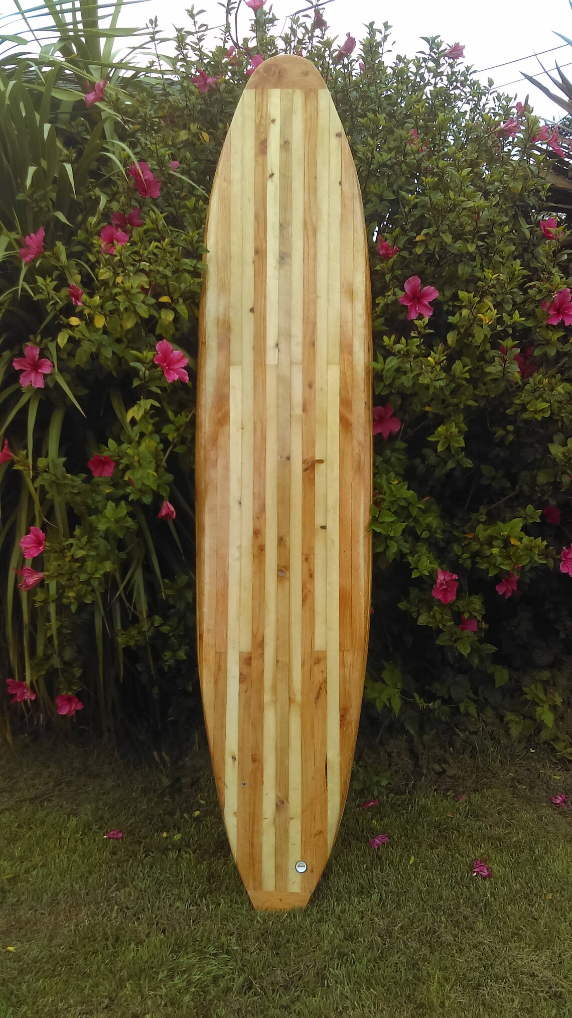 9' Hollow Wooden Longboard Surfboard Etsy