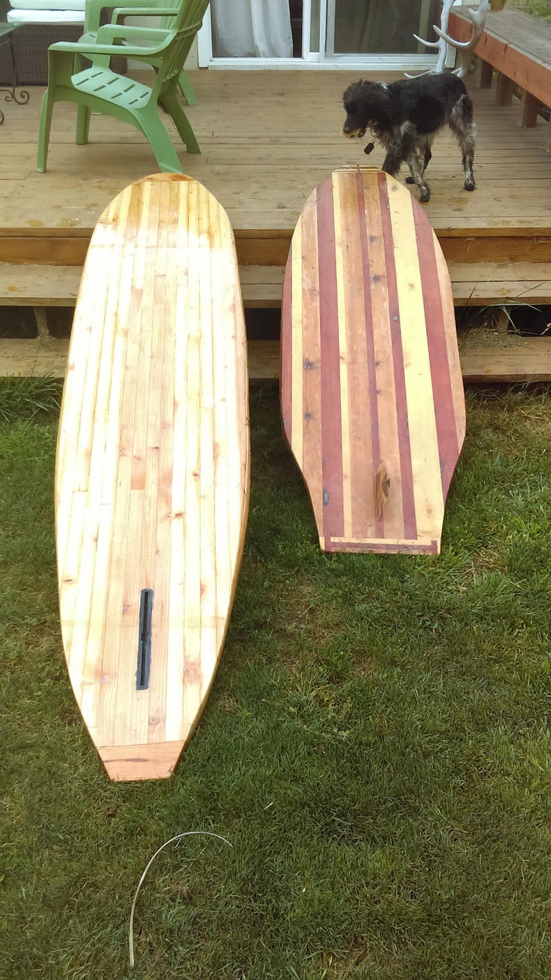 9' Hollow Wooden Longboard Surfboard Etsy