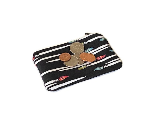 Heart Beat Coin Purse 3X5 Coin Purse Gift Card Holder Stocking Stuffer Change Purse Earbud Case