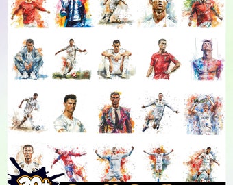 Cristiano Ronaldo bundle 20 PNG | Cristiano Ronaldo CR7 Clipart | Cristiano Ronaldo Portugal Real Madrid | Football png