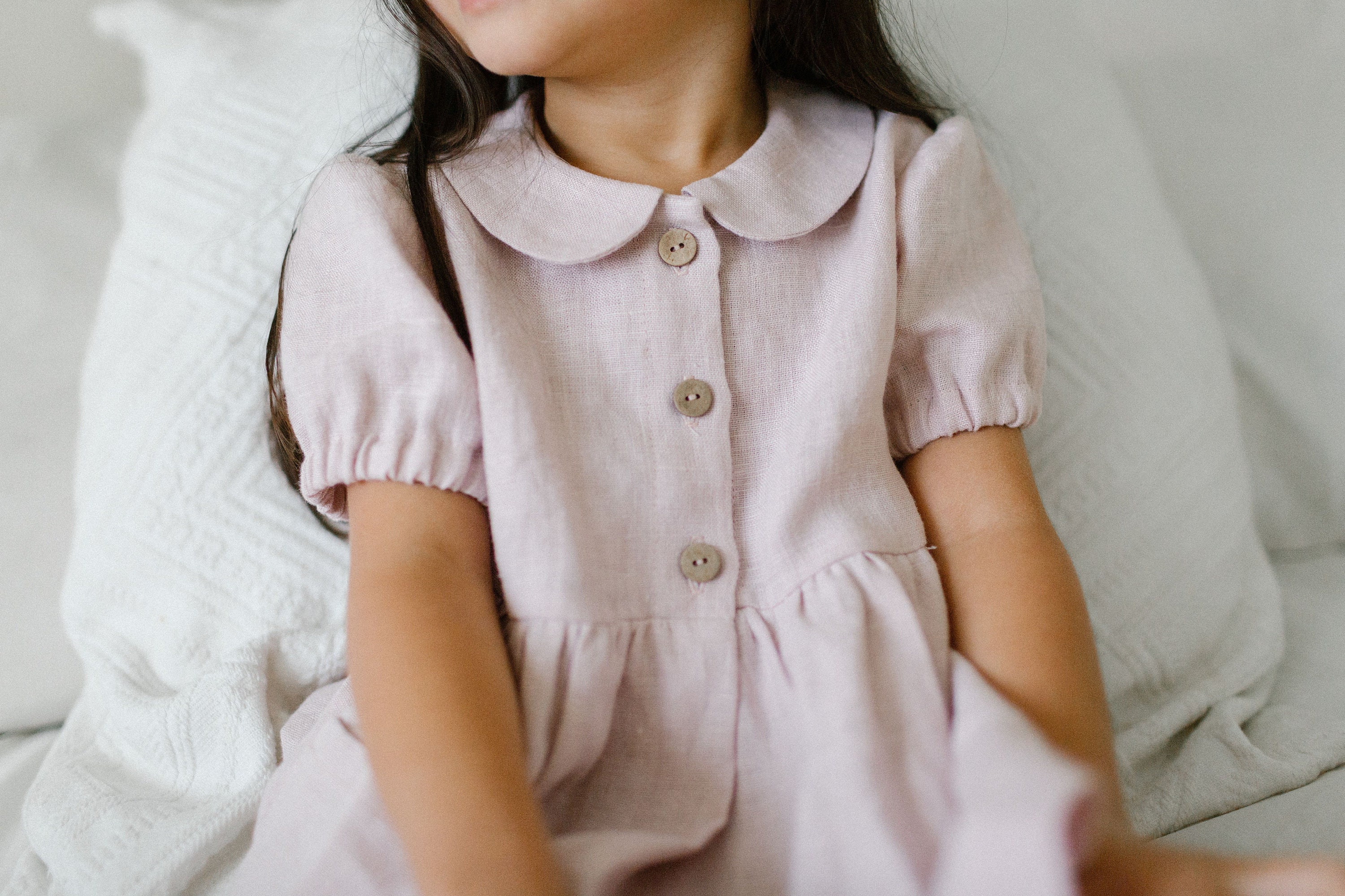 Pink Peter Pan Collar Dress - Etsy