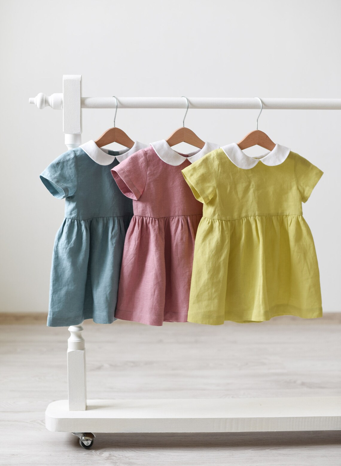 Linen Dress Baby Dress Linen Baby Dress Toddler Dress Baby Etsy