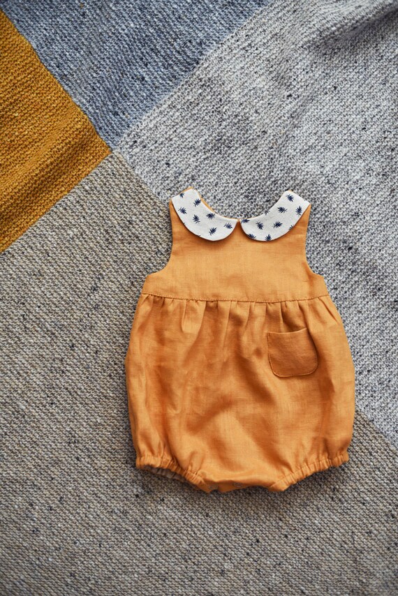 linen baby overalls