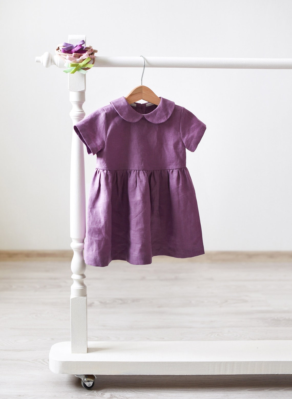 Toddler Dress Baby Dress Linen Dress Toddler Linen Baby Etsy
