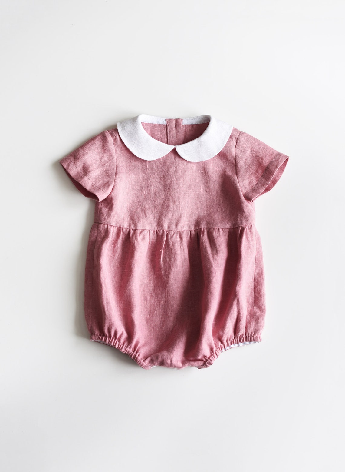 Linen Jumpsuit Linen Romper Baby Romper Baby Girl Romper Etsy