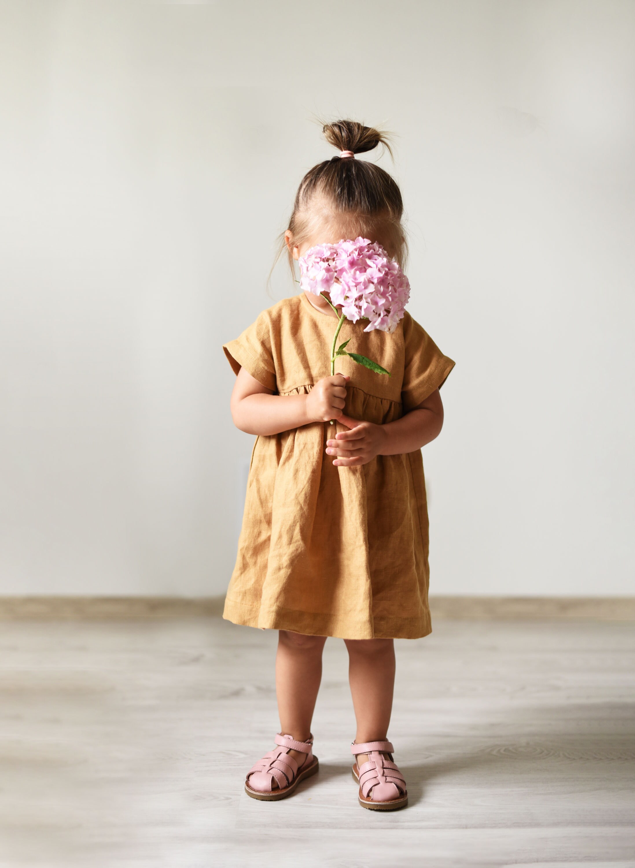 Linen Baby Dress Fall Baby Dress Baby Girl Dress Boho Baby Etsy Australia
