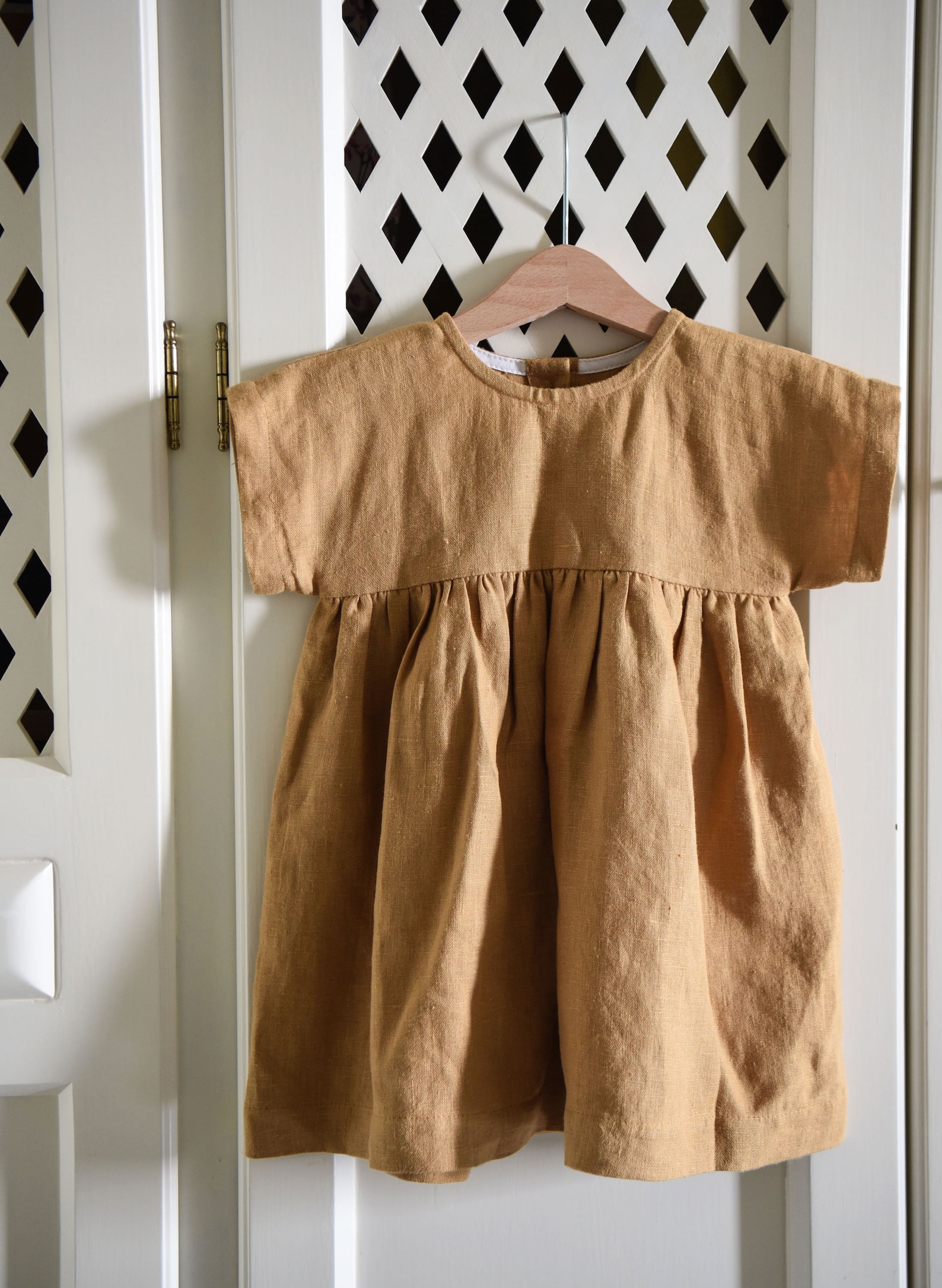 Linen Baby Dress Fall Baby Dress Baby Girl Dress Boho Baby Etsy Australia