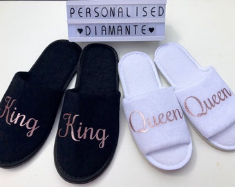 mens and womens matching slippers