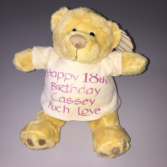 18th birthday teddy