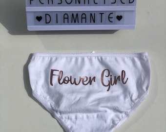 Flower girl pant underwear