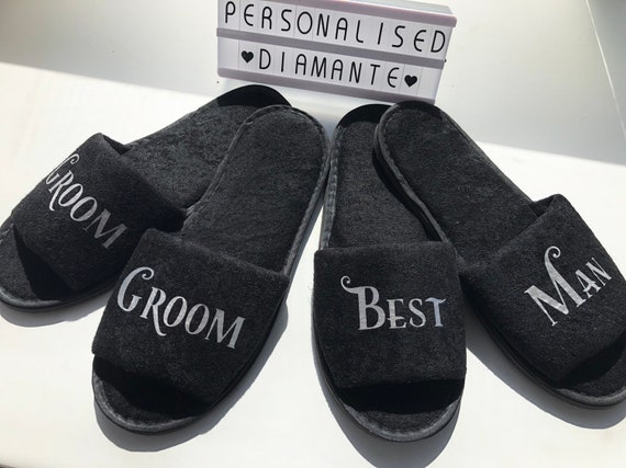 personalised slippers for him