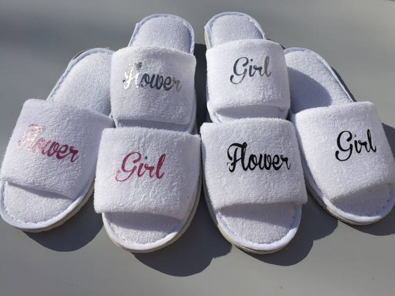 flower girl slippers