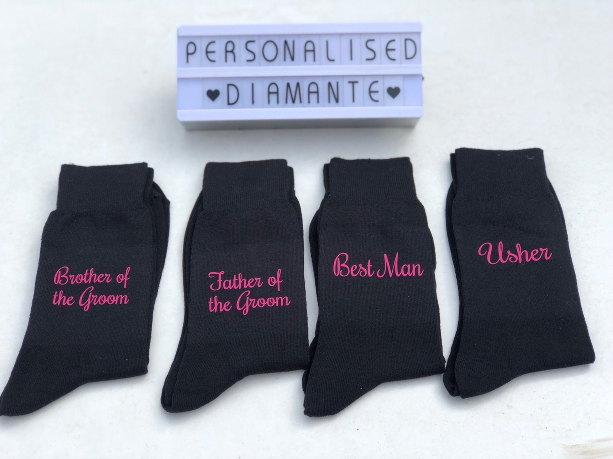 Groomsmen Socks Groom Gift Perosnalised Socks Best Man | Etsy UK