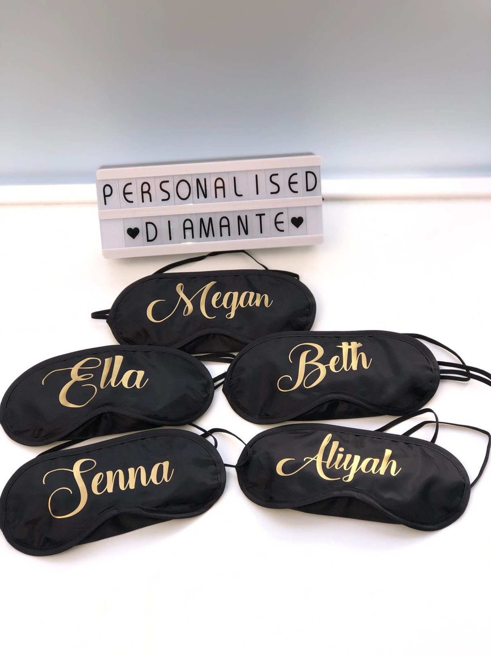 Sleep Mask Personalised Eye Mask Etsy UK
