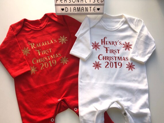 Baby's first christmas pyjamas new arrivals