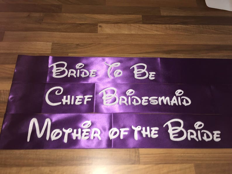 bride sash bachelorette sash birthday sash Bridal shower bridal sash white sash bride to be sash hen party sash pink sash