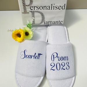 Personalised Prom Slippers: Spa Day Gift