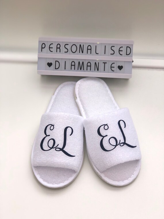personalised baby slippers