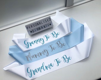 Baby shower sash, mum to be