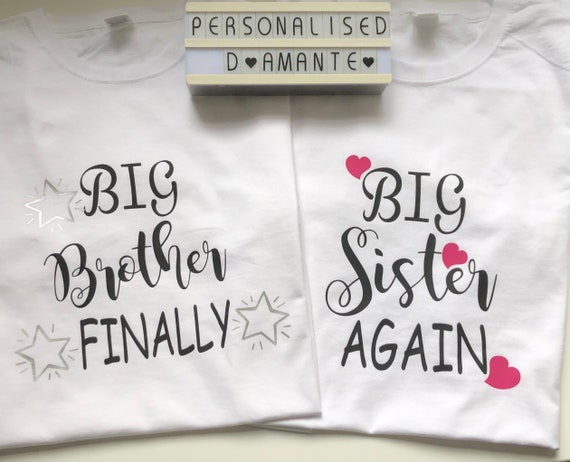 Big Sister Again T-Shirt Hearts Tee 2019 Big Sister Again T-Shirt Hearts Tee 2019