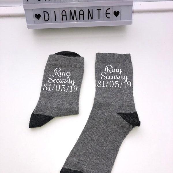 Page boy socks, Ring bearer socks, Usher socks, Little usher socks, Page boy gift, Ring bearer gift, Usher gift, Groomsmen gift, Grey Socks