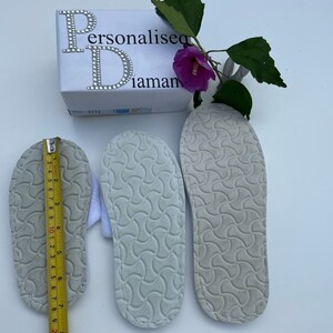 Personalised 40 and fabulous spa day slippers, 18th, 30th 50th, 60th birthday image 2