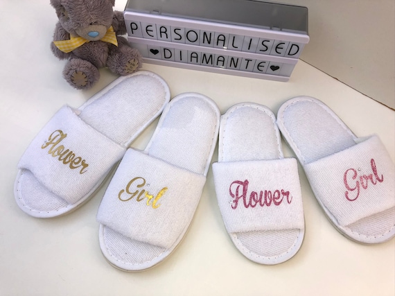 flower girl slippers