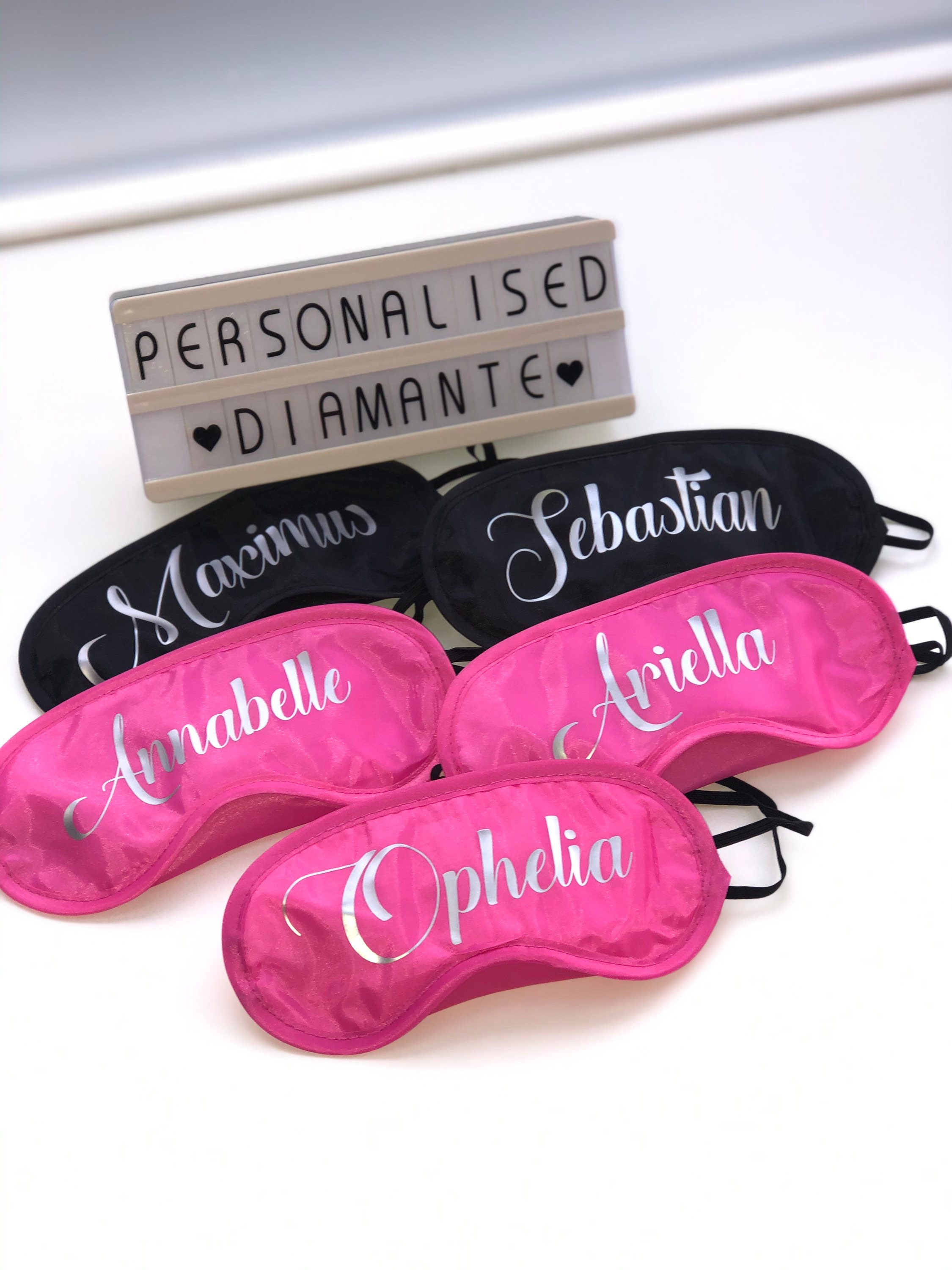 Personalised Sleep Eye Mask Etsy UK