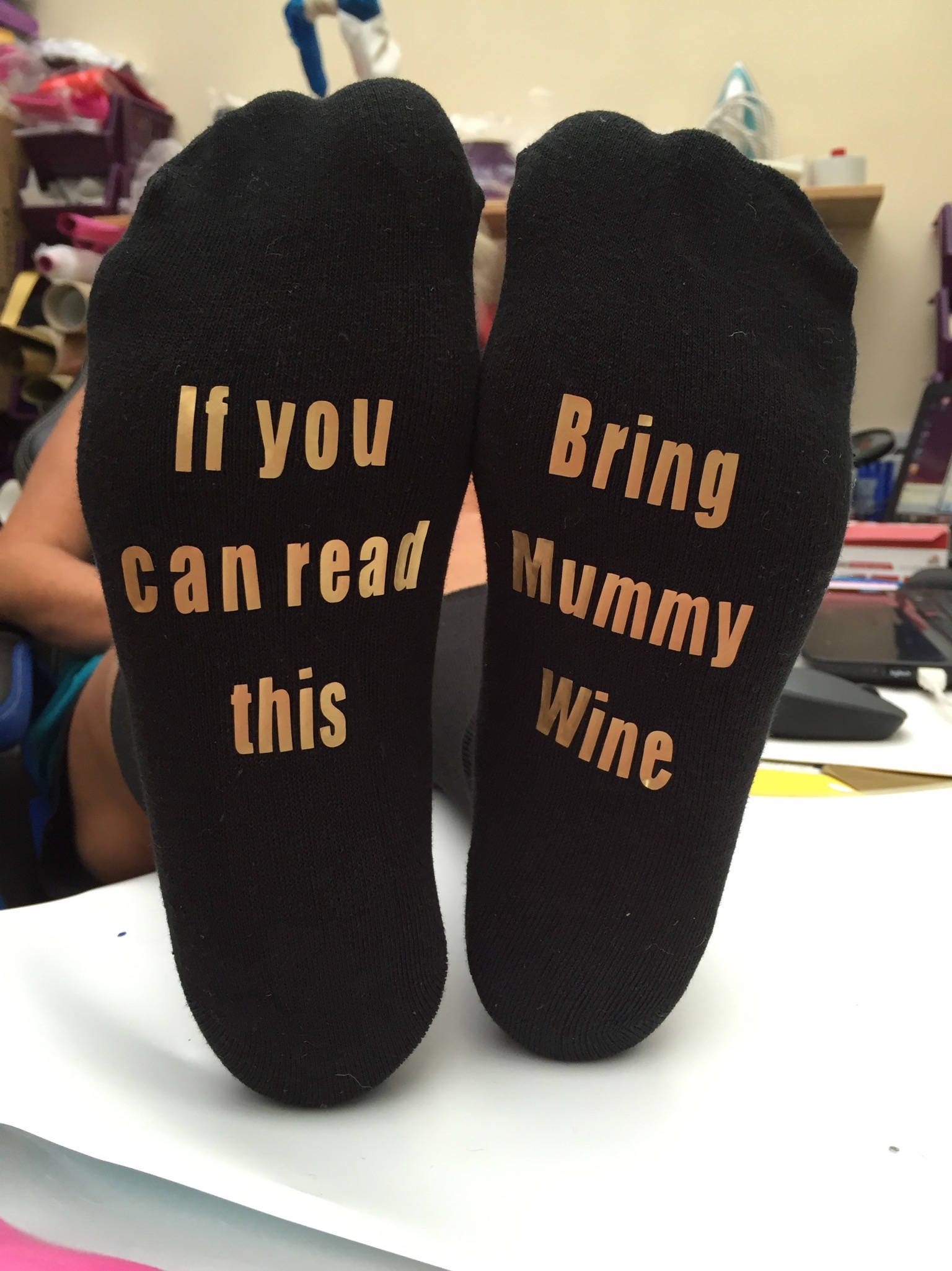 Wine Socks If You Can Read This Socks Beer Socks Coffee Etsy UK Wine socks if you can read this socks beer socks coffee etsy uk