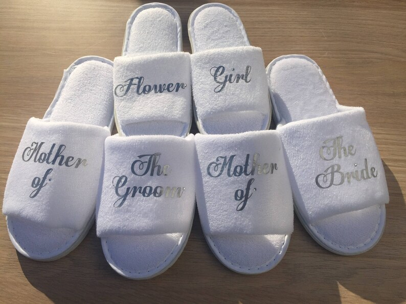 Mother of the bride slippers wedding slippers bride Etsy