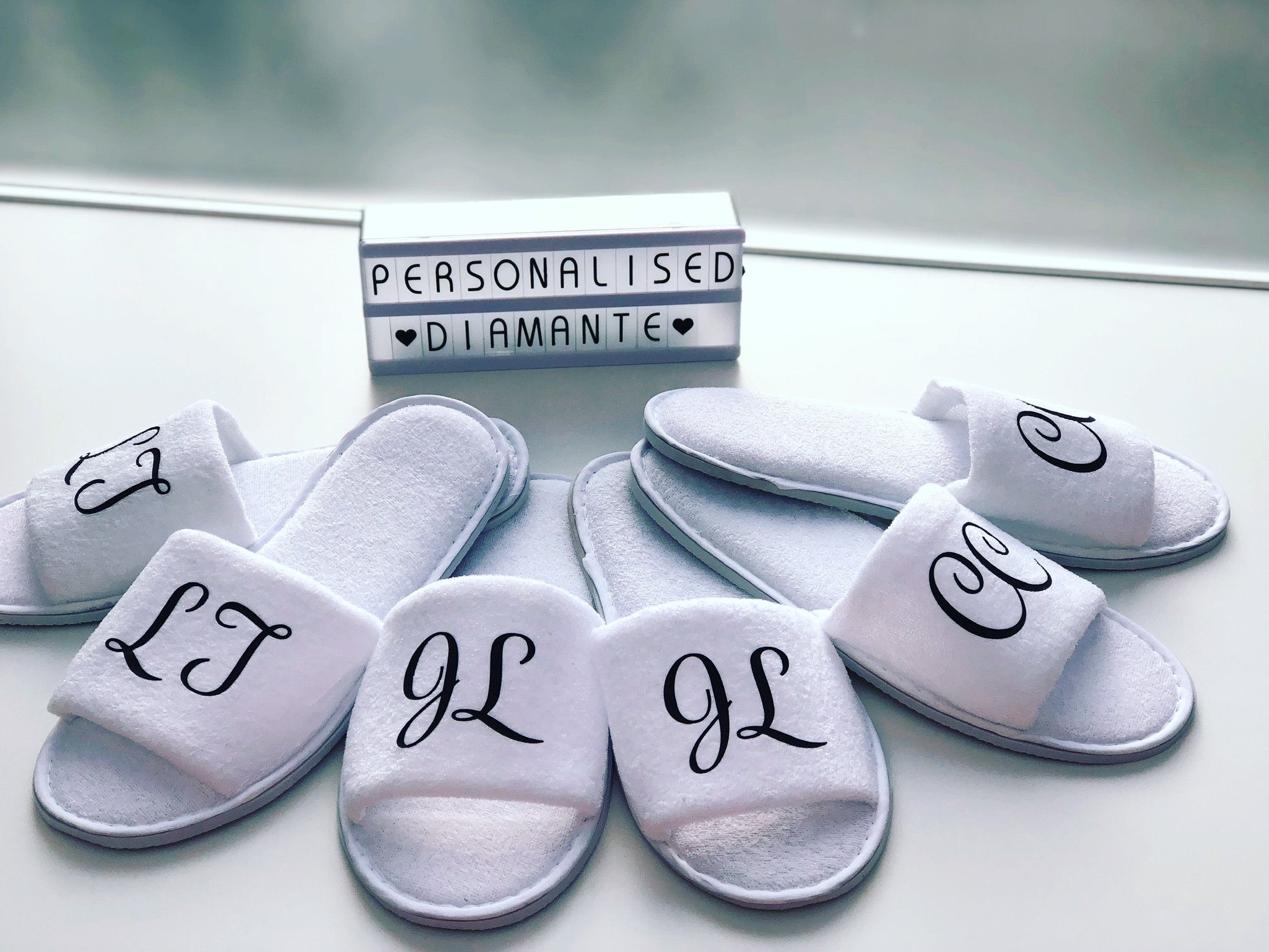 Pantofole personalizzate con iniziali Monogrammed adulti e | Etsy Italia