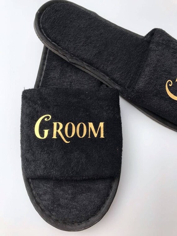personalised slippers mens