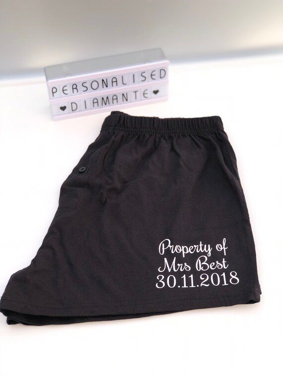 personalised boxers