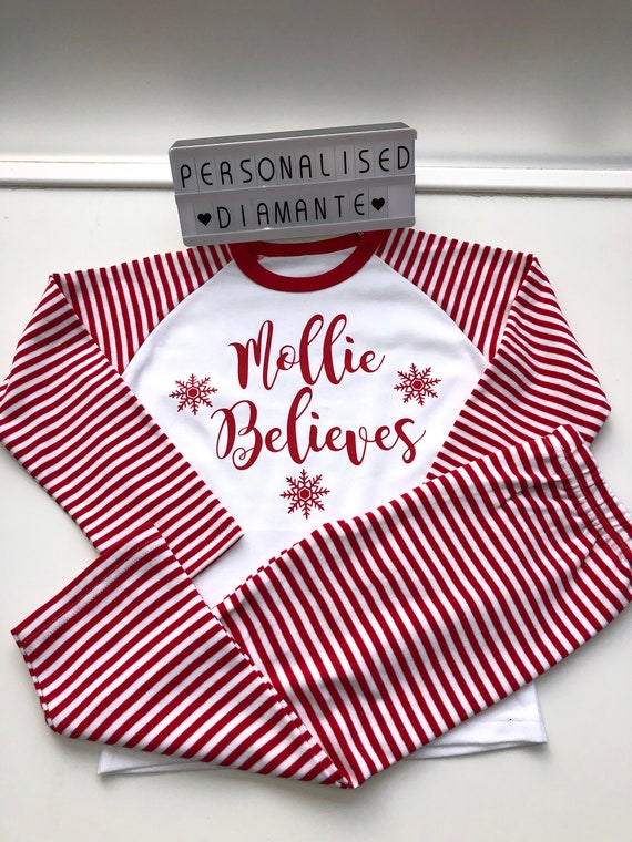 personalised christmas pjs