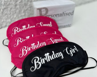 Birthday girl Squad Sleep Eye Mask