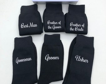 Personalised Groom Socks, Groomsmen Wedding Gift