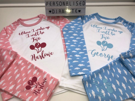 personalised boys pjs