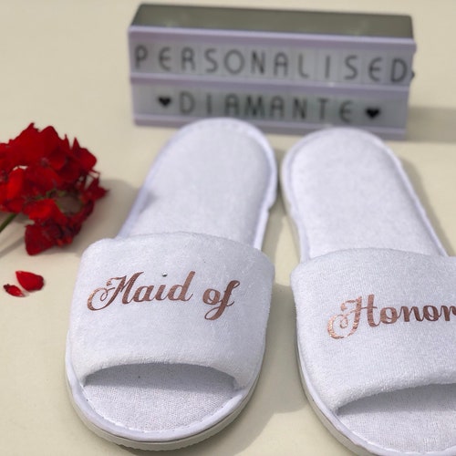 bridesmaid slippers