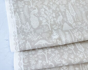 CAMONT Menagerie Silhouette - Khaki - Rifle Paper Co. by Cotton + Steel - RP708-KH2